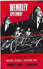 WEMBLEY V WIMBLEDON 4/7/1970