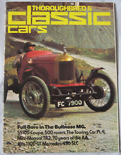 Classic Cars 03/1975 featuring Triumph TR2, SS 100, Lincoln Zephyr V12, Mercedes