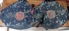 Chinese Cushion Covers Pair 16x16 Inches with Tassels ( please read description)