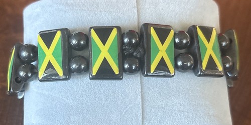 Jamaican flag bracelet wrist - flag,