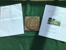 Vintage WW1 Bronze Death Penny