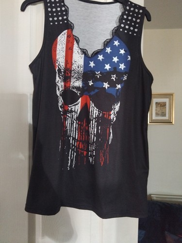 Emery rose skull vest size - skull,