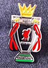 LIVERPOOL FC MEMORABILIA: 2024/25 PREMIER LEAGUE CHAMPIONS TROPHY PIN BADGE