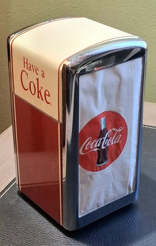 Vintage coca cola napkin - cola,
