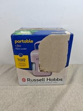 Russell Hobbs 4L/6 Can Portable Mini Cooler & Warmer for Drinks, Cosmetics