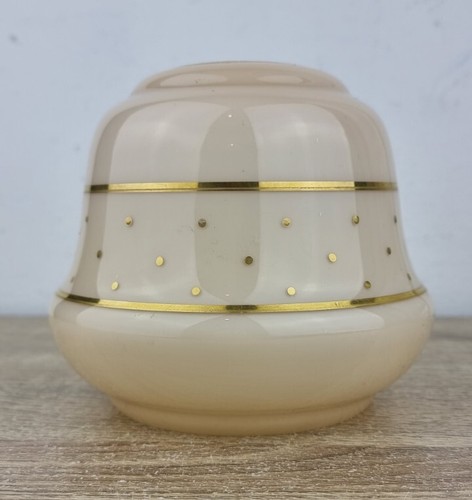 Glass lampshade peach colour - lampshade,