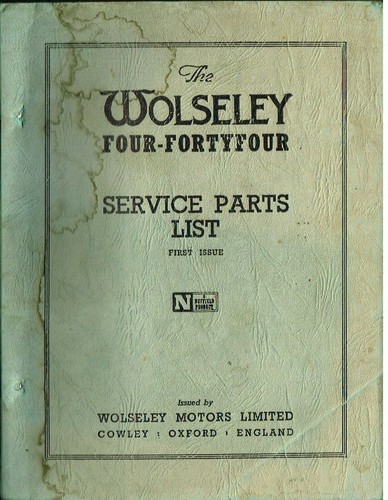 Wolseley four fortyfour - wolseley, 4/44