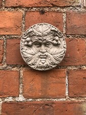 Green Man Wall Hanging Mask