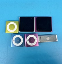 Joblot 6 x iPod Shuffle MP3 Players, Various Models - Not Holding Charge 