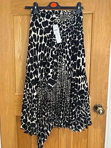 Topshop black white animal - black,