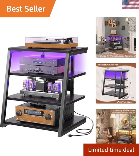Tier media stand with - stand,