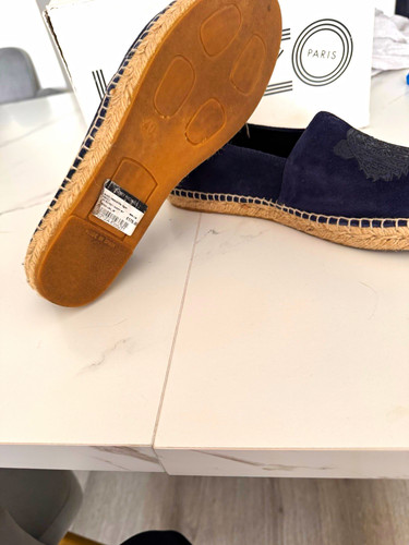 Kenzo paris navy suede - navy,