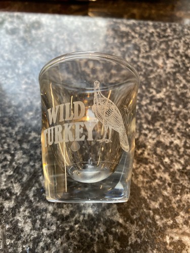 Wild turkey shot glass heavy - turkey,