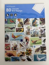 Collectible bird stamps in - 80,