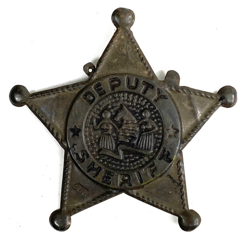 1950s deputy sheriff badge - deputy,
