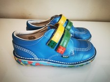 Children's LEGO Edition Kickers Shoes Size 1. Unique! Multicolour. Blue. Kids