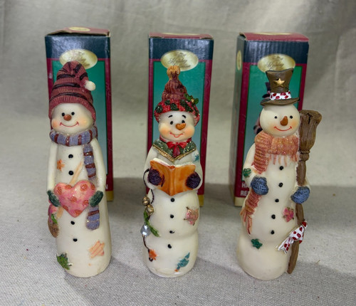 Vintage resin snowman - vintage,