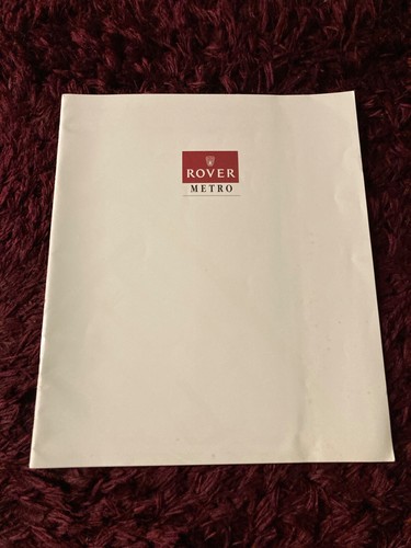 Rover metro brochure 1990 - brochure, uk