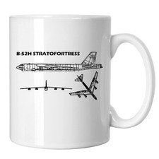 B52 BOMBER PLANE MUG RUDE