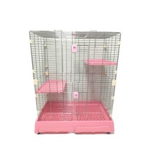 Pet Hamster Cage 97cm Extra Tall Cage Small Pets 2 Tier with Removable Drip Tray