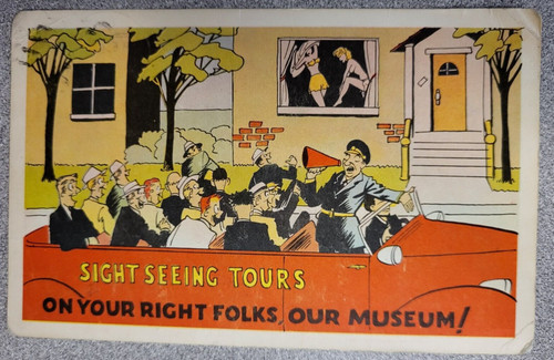Cartoon comic joke sightseeing - comic,
