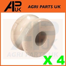 4x Small Porcelain Donut