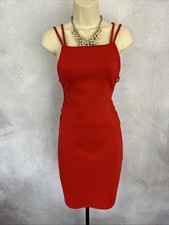 Motel Dress UK 10 Red
