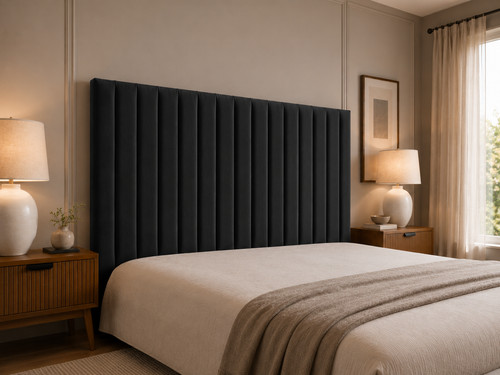 Upholstered panel headboard - upholstered,