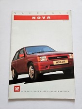 VAUXHALL NOVA INC SR GTE SALES