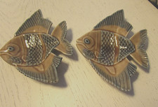 Two Wade Angel fish pin trays