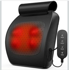 Back Massager, WERTYI Neck and Back Massager with Heat, Deep Tissue 3D Kneading