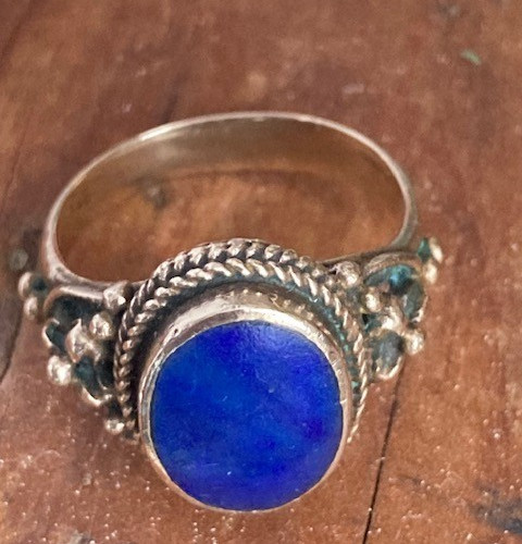 Antique lapis stone gents - antique,