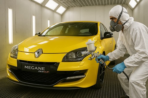 Exterior paint respray service