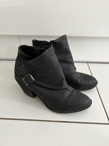 Blowfish black ankle boots