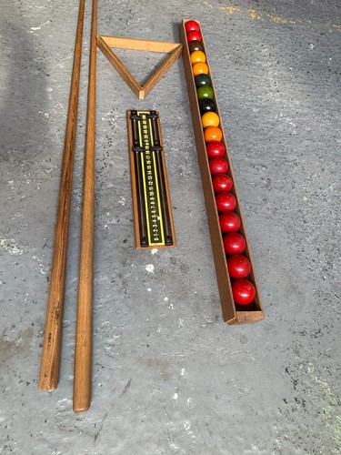 Vintage mini snooker set - vintage,