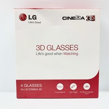 Pack of 4x LG 3D Glasses AG-F310(X4) Bundle LG Cinema 3D Open Box Never Used #2