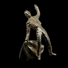 Vintage Silver Charm – Spanish Bull Fighter or Matador – Estate Collection