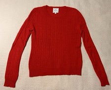 Antoni & Alison Red 100% Cashmere Jumper Size UKS/10