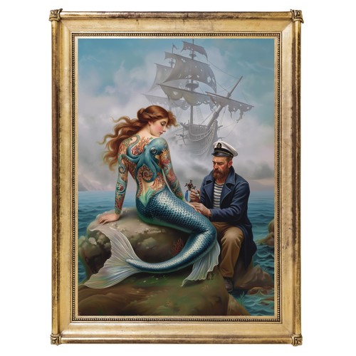 The sailor and mermaid - sailor,
