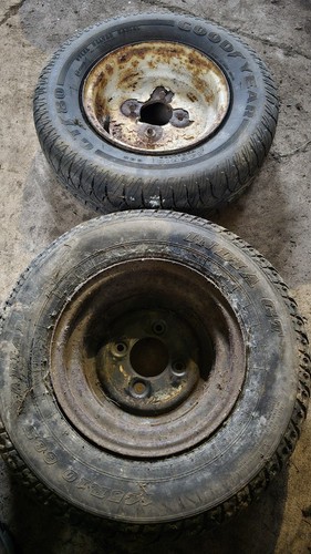Trailer wheels 10 inch 4 - wheels,