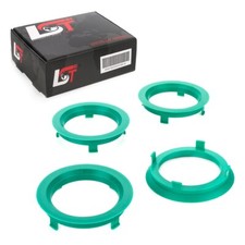 4x Distance Rings Centering Turquoise Alloy Wheels Ø 56,6 MM - 70,1 for Renault