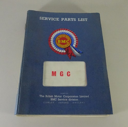 Parts catalog mgc - catalog,