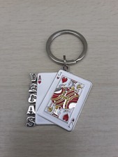 Las Vegas Cards Metal Keyring (USA)