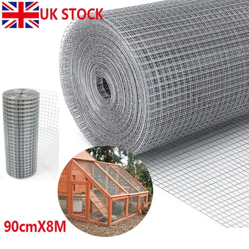 Welded wire mesh galvanised - 8m,