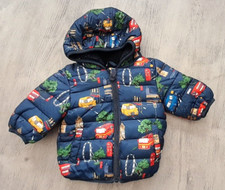 BABY BOYS NEXT AGE 3-6 MONTHS LONDON PRINT WINTER COAT