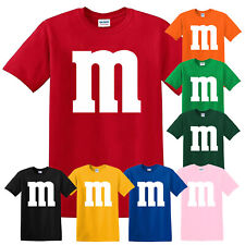 M&M TShirt Halloween Stag Do Couples Costume Funny Shirt Novelty Fancy Top