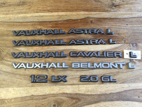 Original vauxhall rear - vauxhall, badges