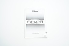 Nikon instruction manual - sb-28,