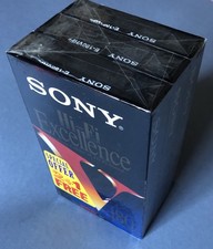 3 x Sony E-180 VHS Hi-Fi