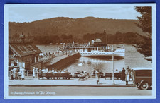 Postcard Bowness Promenade,The 'Teal' Arriving.G.P.Abraham,Cumbria,Postmark 1938